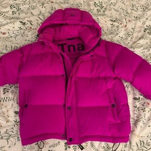 TNA pink super puff size M